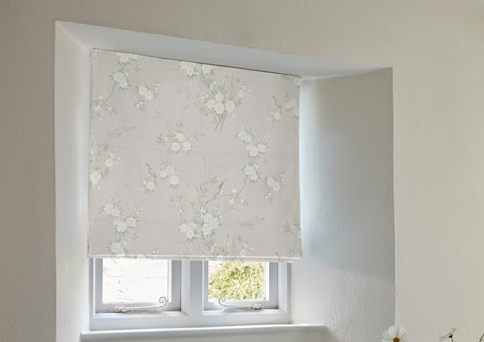 Shabby Chic by Rachel Ashwell Bird Chinoiserie, Natural - Twist&Fit Roman Blind - Image 5